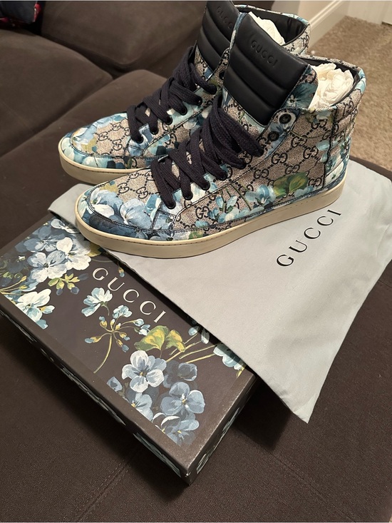 Gucci Other - Gucci Blooms Blue High Tops - Gucci 10 (US 11)
